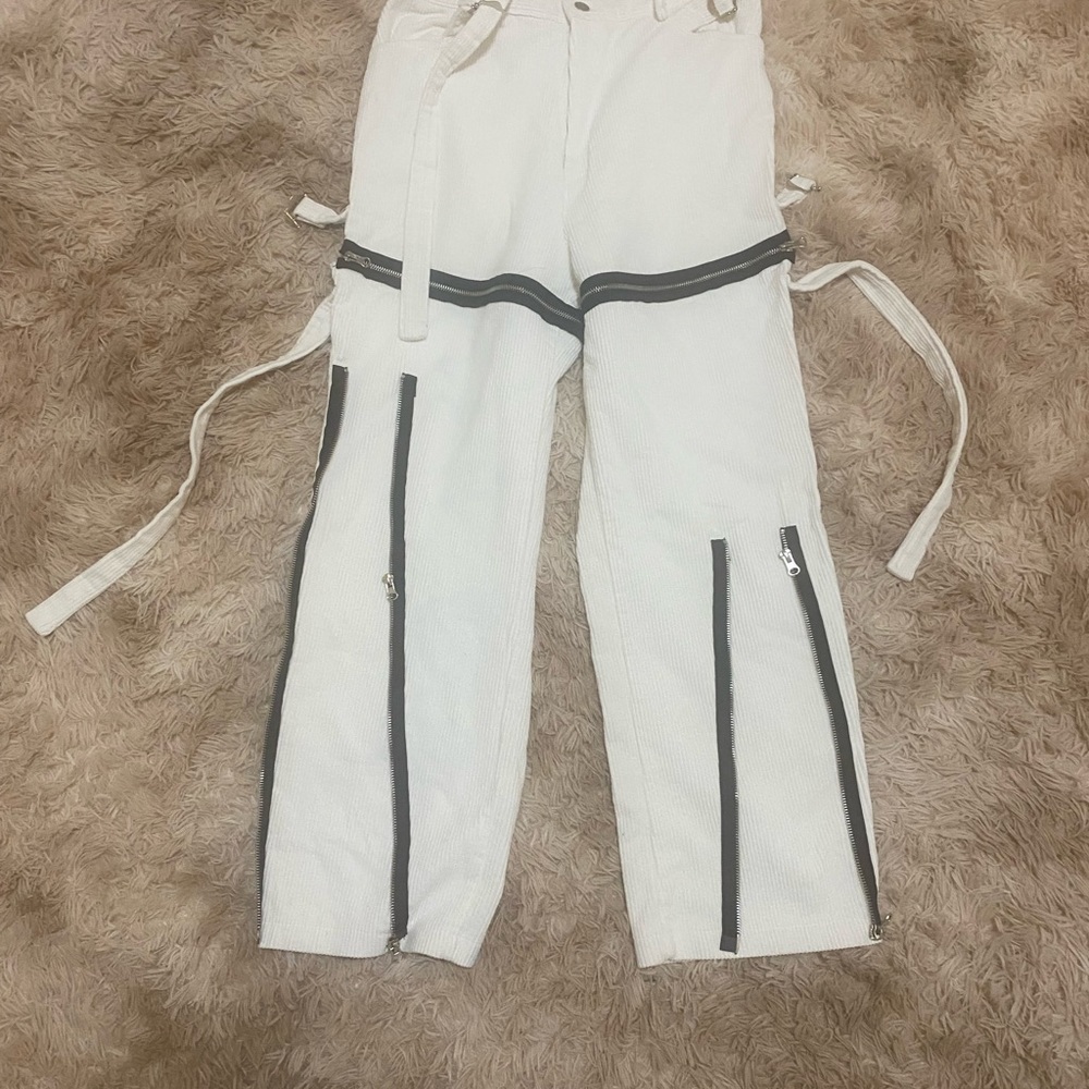 Skoot Handmedowns Garbage pants White pants excelent conditions large - Picture 4 of 9